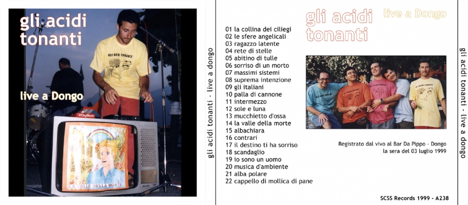 a238 gli acidi tonanti: live a dongo 1999